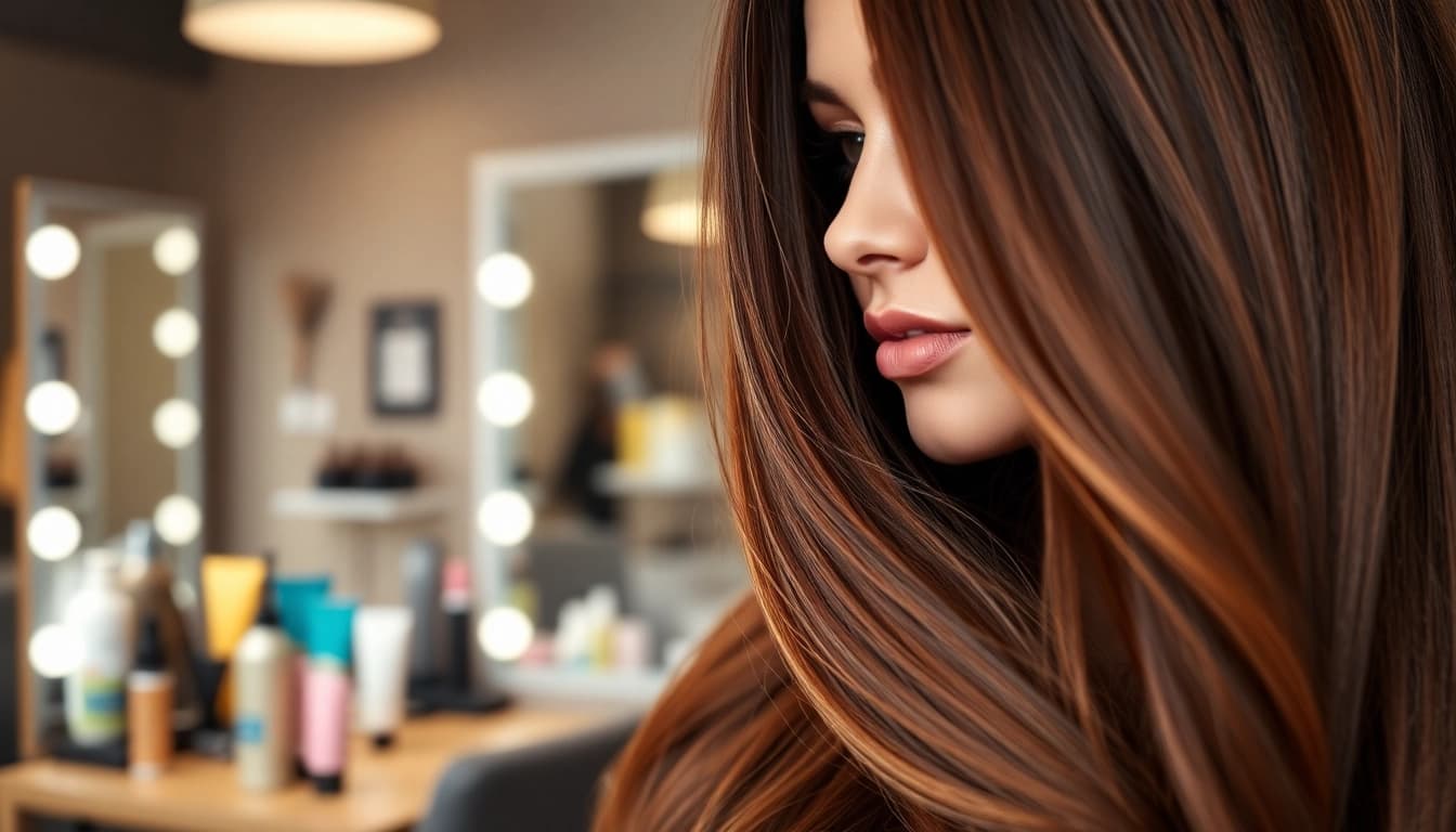 Sew in weft hair extensions displayed beautifully on a model, highlighting their quality and elegance.