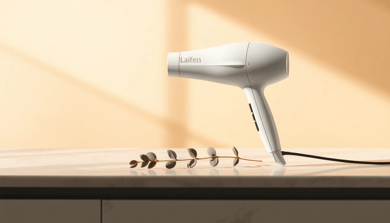 Experience the laifen se lite hair dryer, showcasing its sleek design and lightweight features for effortless styling.