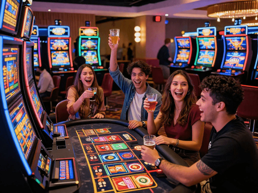 Celebrate winning at european online casinos not on gamstop with friends in a vibrant casino