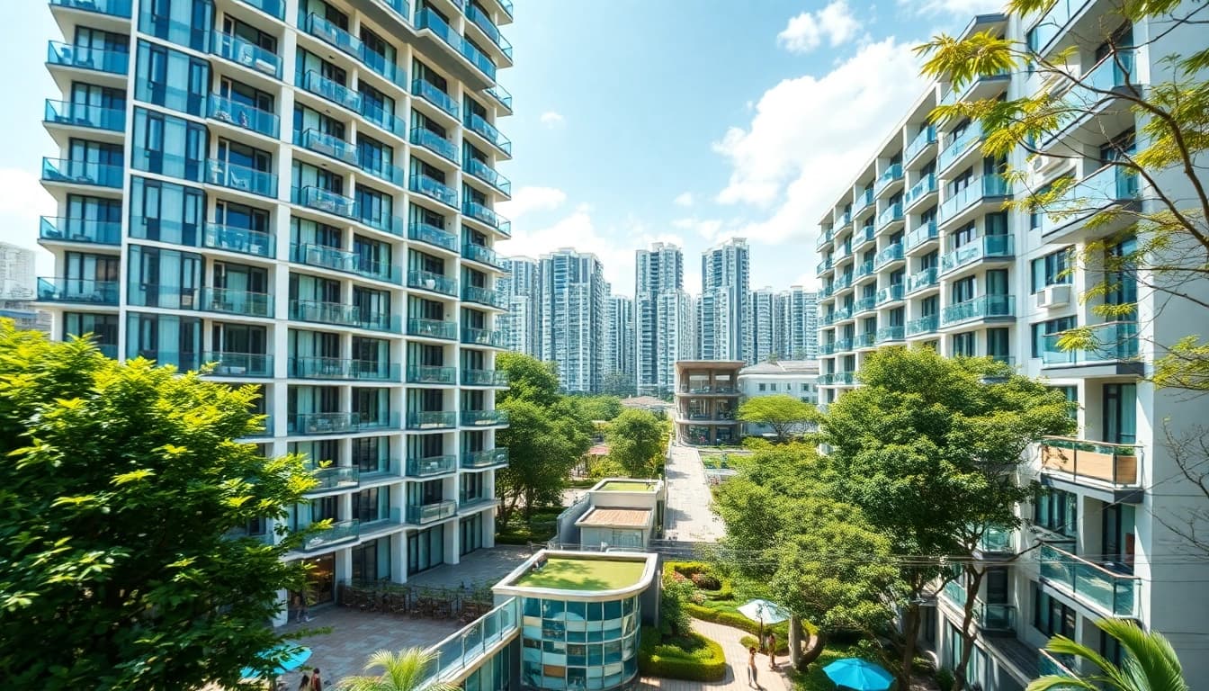 Discover the luxurious Tampines EC, featuring modern architecture and a vibrant community atmosphere.