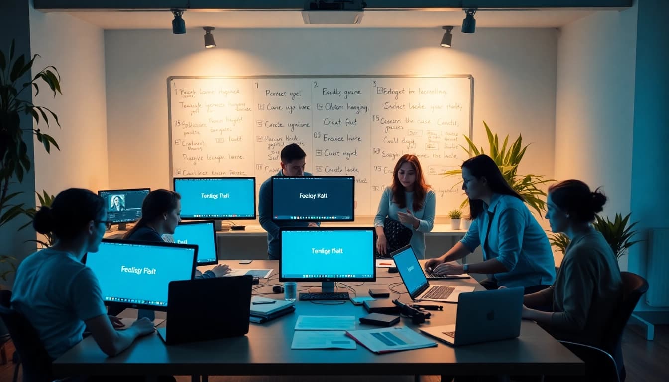 Transforming video to prompt AI in a modern analysis studio.