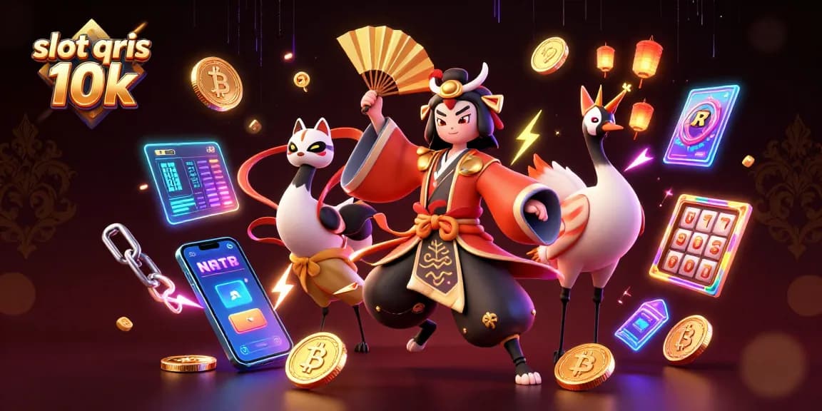 Experience slot qris 10k action with vibrant 3D casino characters and dynamic gaming elements.