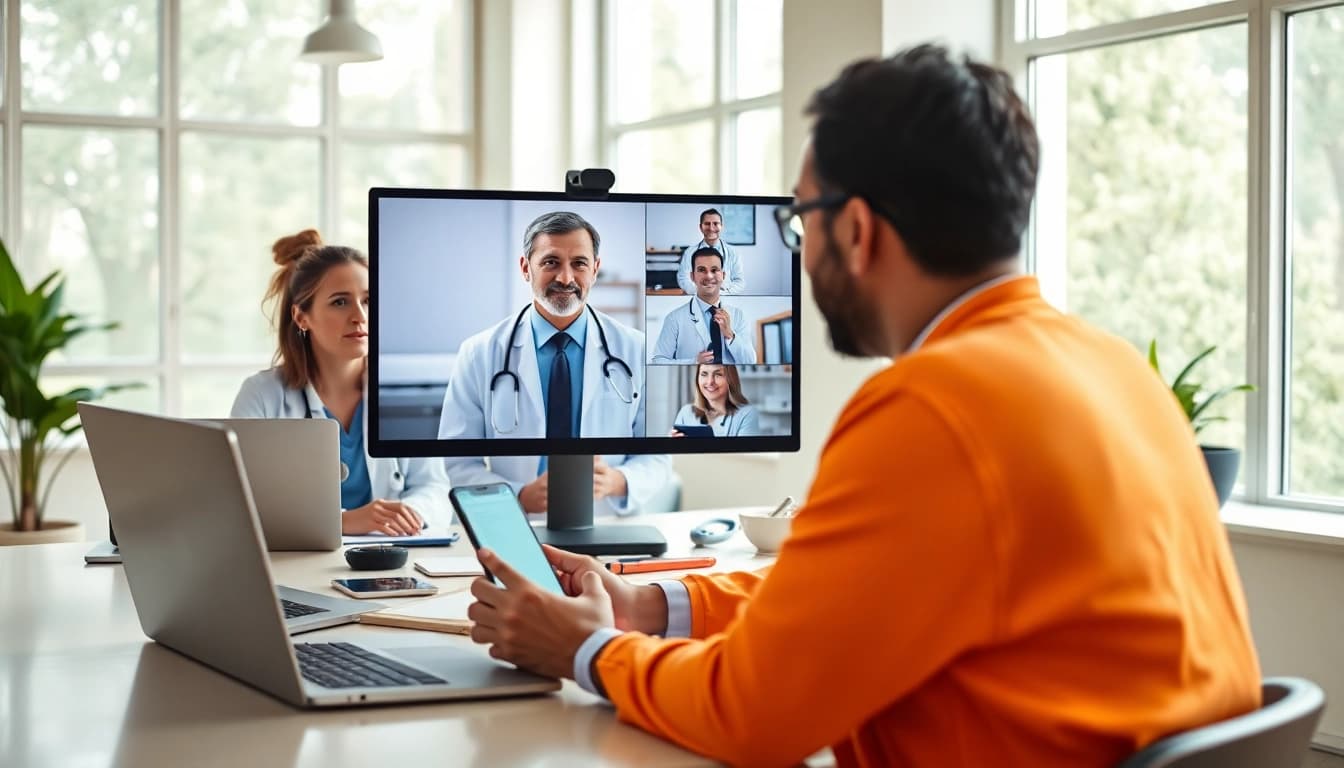Receive online medical advice from real doctors through video consultations in a professional setting.