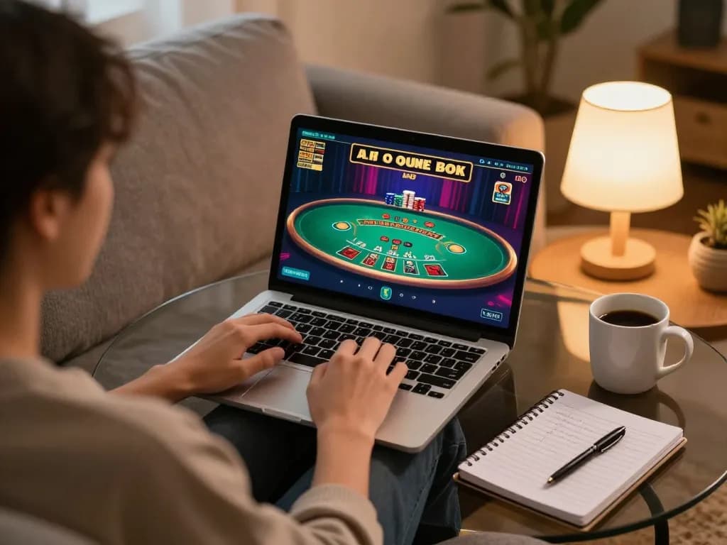 Play blackjack online at lc88 with engaging live dealer experience in cozy home setting