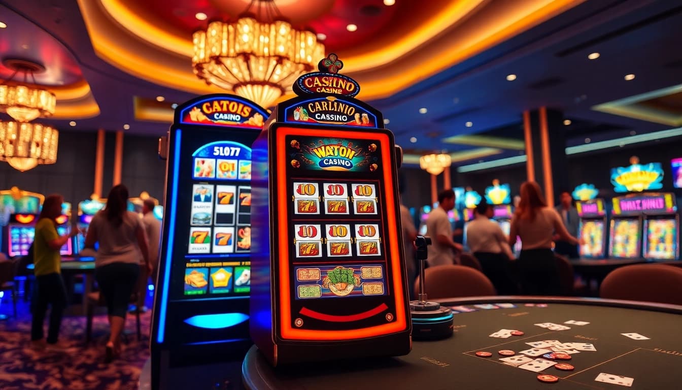 Mengakses situs slot depo 5k melalui mesin slot yang modern dan hidup di kasino online.