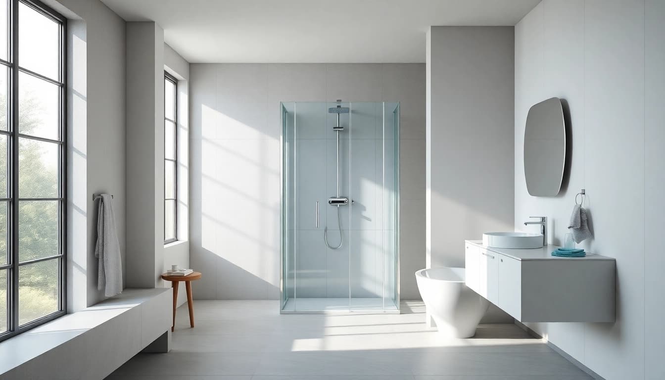 Gestalten Sie Ihr Badezimmer mit der eleganten sonni sanitär Duschkabine.