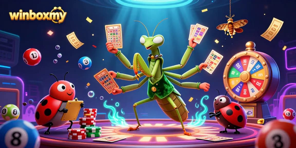 WinboxMY action scene with vibrant lottery elements and engaging casino atmosphere.