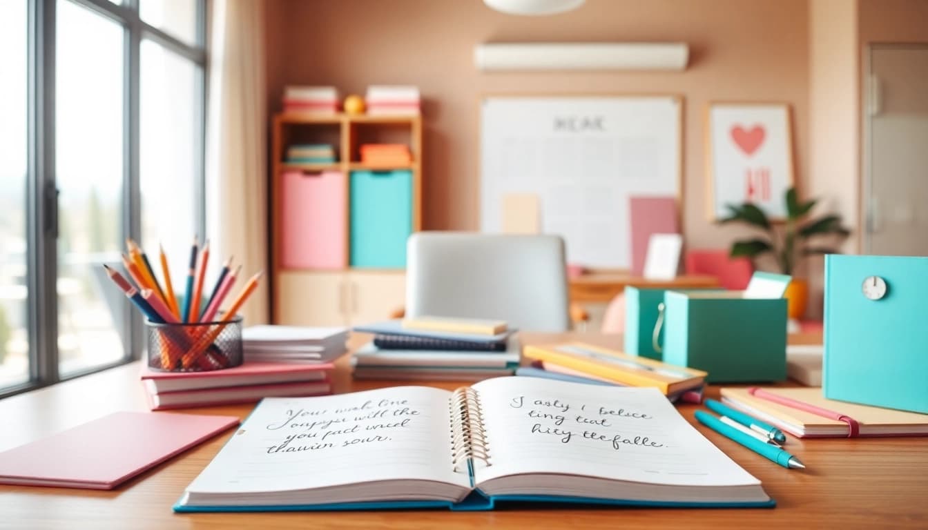 Showcase of stationery suppliers uk with organized office supplies and stylish desk accessories.