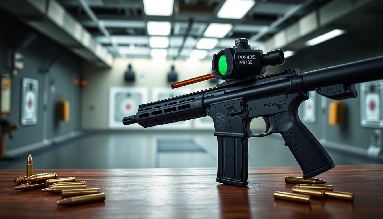 Optimize your PF940SC with a laser; a tactical setup showcasing the pf940sc pf940c lazer in focus.