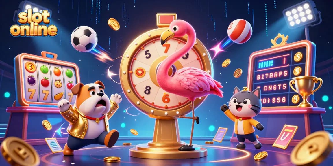 Mengungkap keseruan slot online dengan karakter flamingo, bulldog, dan kucing yang menampilkan hadiah menarik.