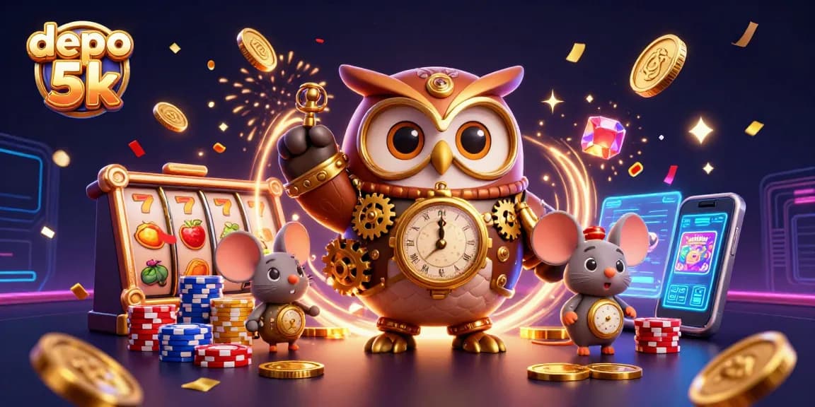 Spin thrilling slot games with depo 5k, enjoying vibrant visuals and enticing bonuses.
