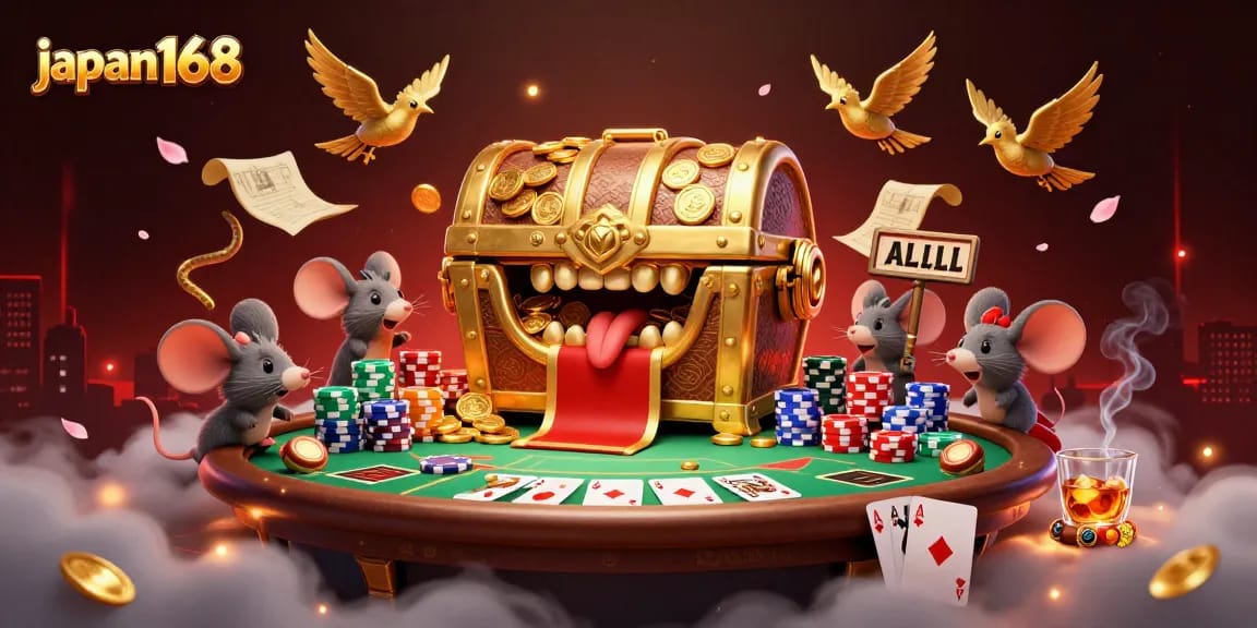 Engage in rich gaming experiences with japan168 as colorful poker elements enliven the scene.