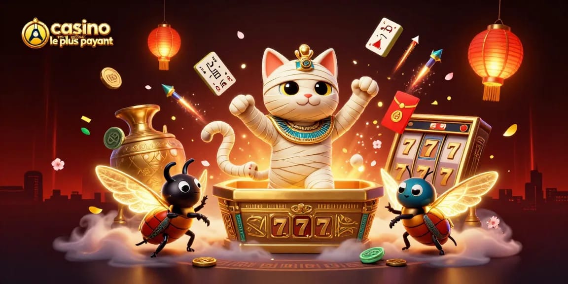 Casino en ligne le plus payant avec un chat momie égyptien et des éléments de jeu dynamiques