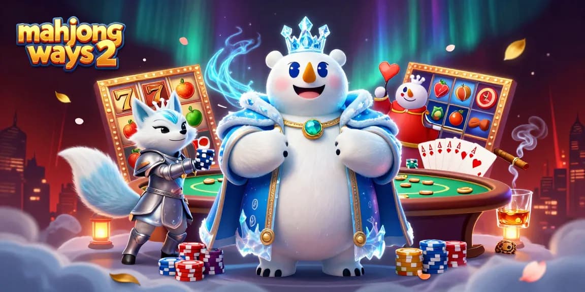 Experience the thrill of mahjong ways 2 with vibrant slot elements and dynamic casino illustrations.