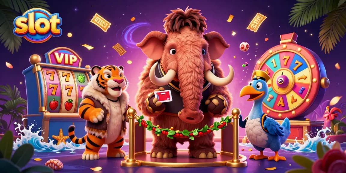 Engage with exciting slot games featuring vivid 3D cartoon characters and dynamic game elements.