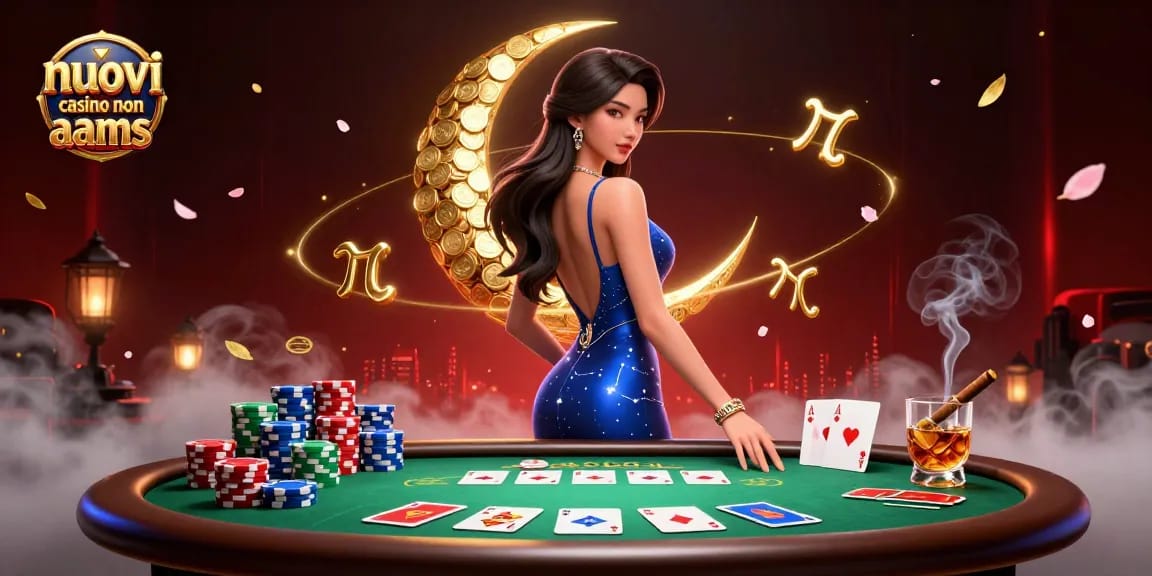 Scopri nuovi casino non aams con questa vivace illustrazione 3D a tema poker.