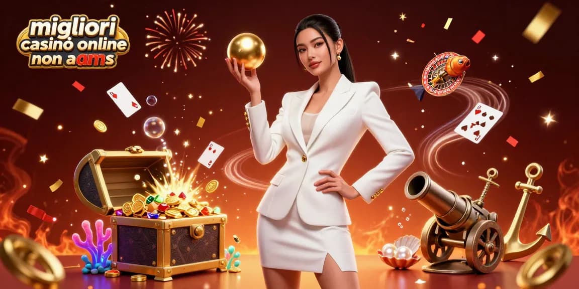 Scopri l'emozione dei migliori casinò online non AAMS con un'incredibile variante della roulette in una vivace scena di casinò 3D.