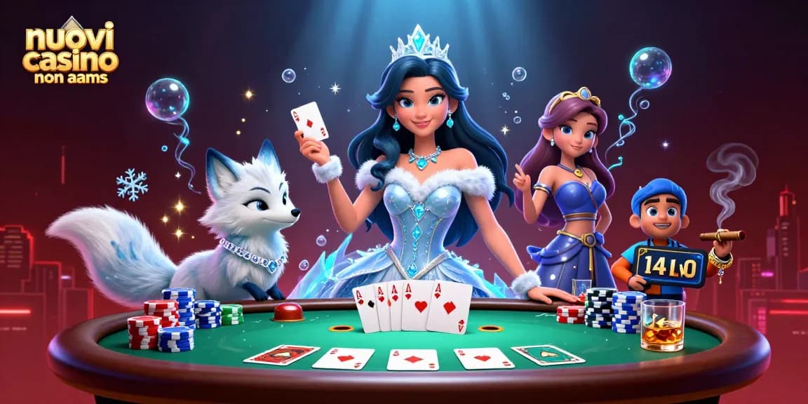 Scommetti grande nei nuovi casino non aams mentre ti godi tavoli da poker e fiches colorate.