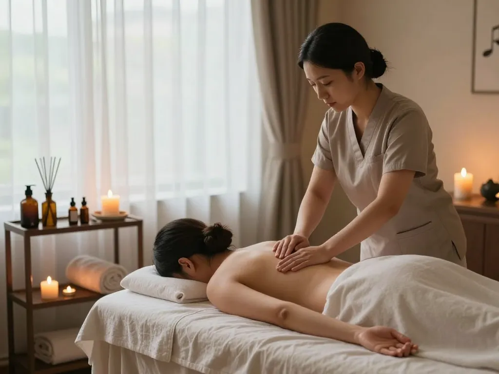 Experience 마포스웨디시 massage in a serene spa setting with soothing ambiance and calming decor.