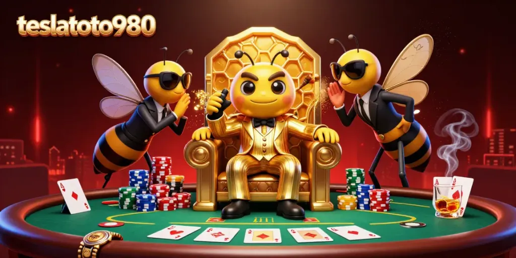 Experience the thrill at teslatoto980 with a vibrant poker scene featuring dynamic characters and rich gaming elements.