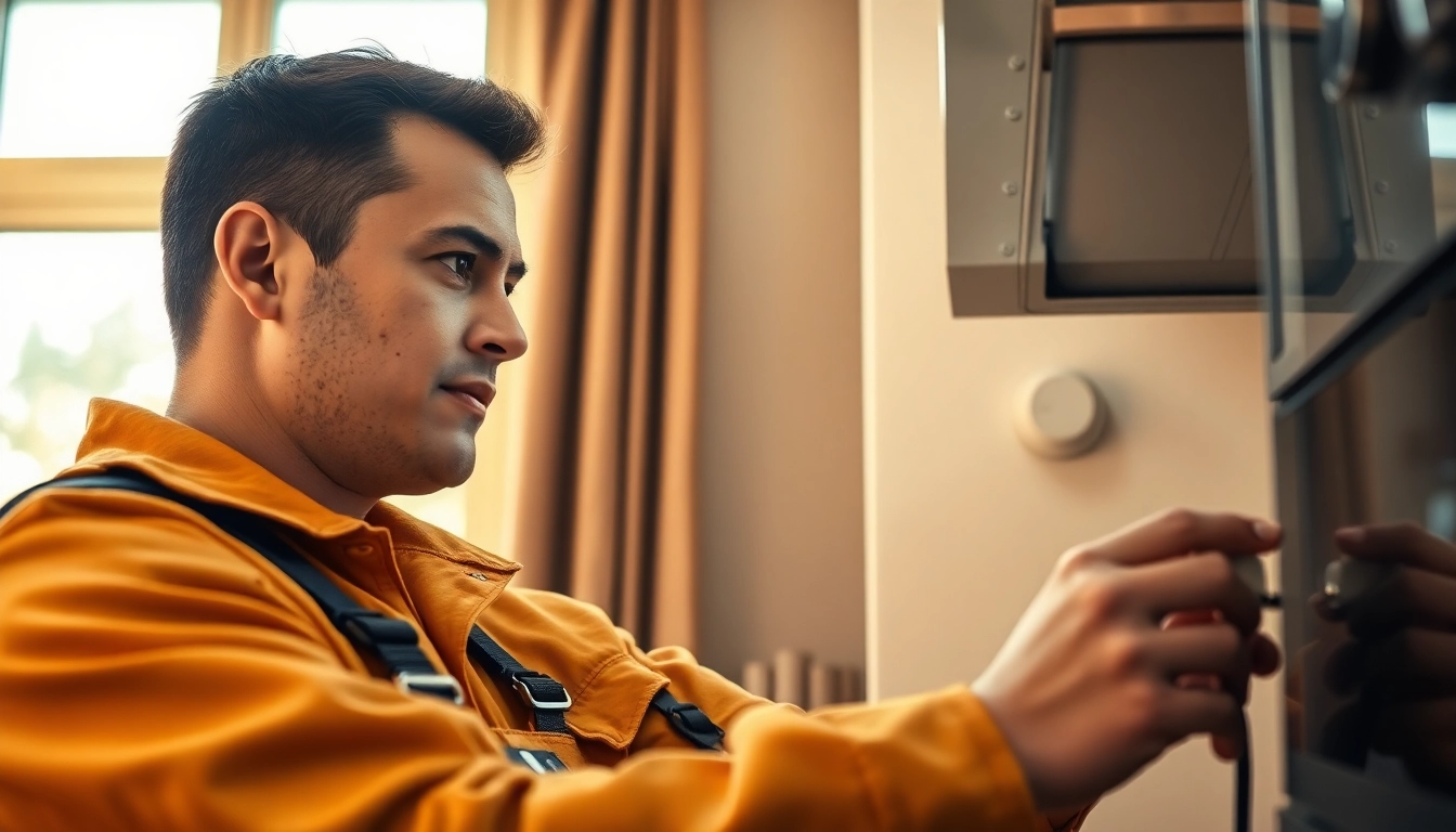 Gas engineer bristol conducting precise checks in a well-equipped home environment.