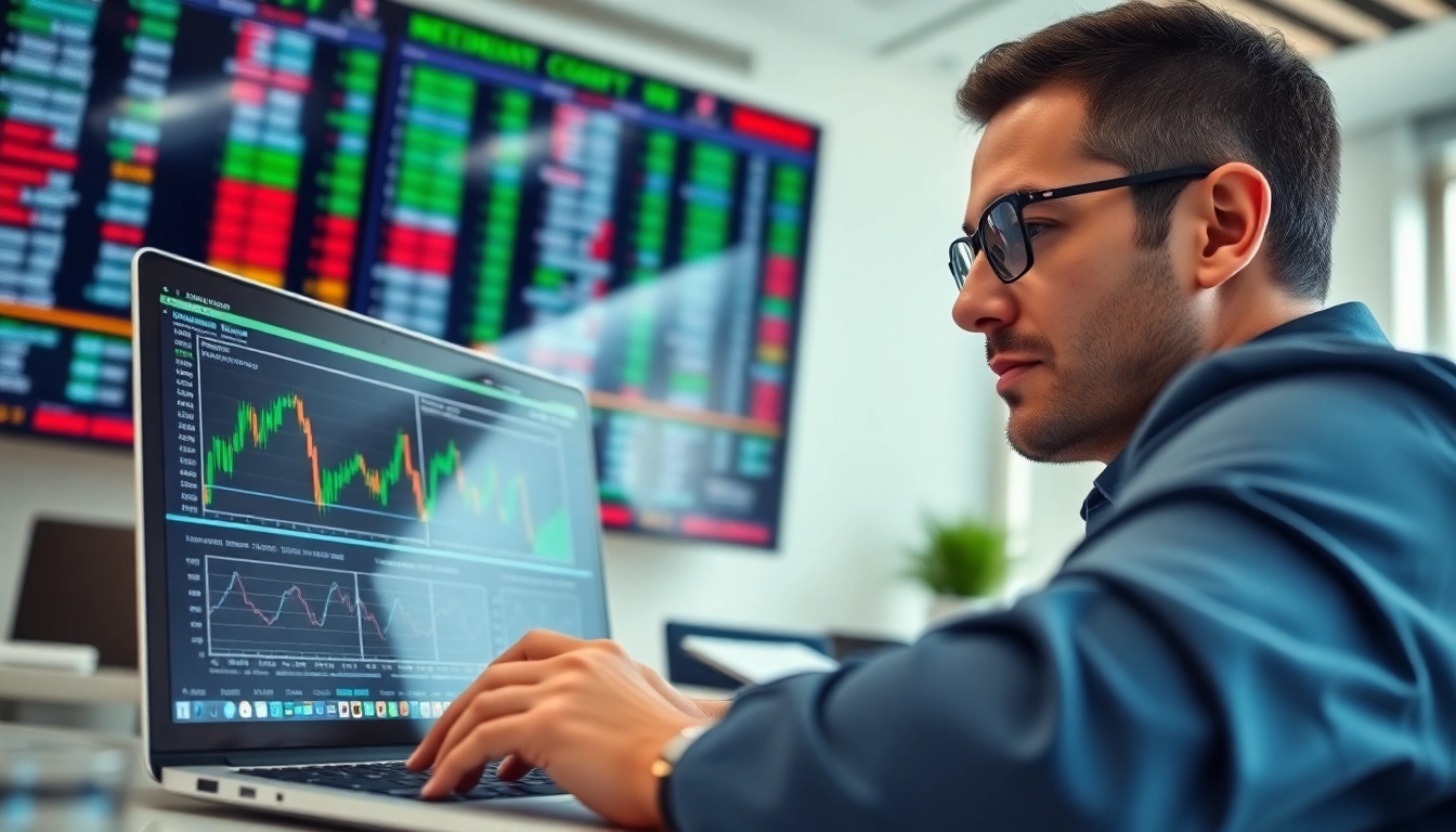 Engaging in commission free stock trading In Saudi Arabia on a digital platform with charts and data.