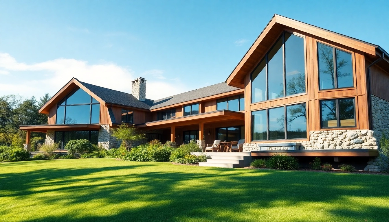 Showcasing a New England residential architect's contemporary home design amid coastal scenery.