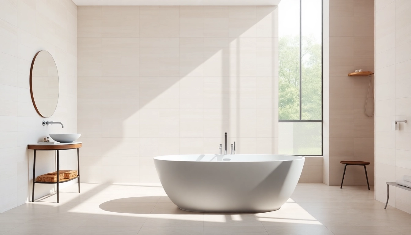 sonni sanitär GmbH bietet eine elegante Badezimmergestaltung mit modernen Armaturen an.