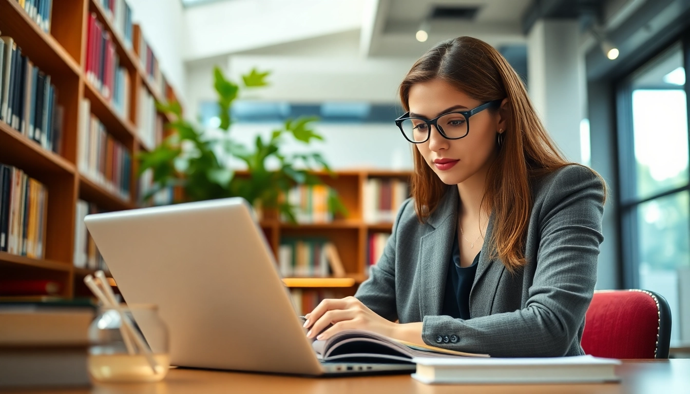 Hire someone to take LSAT for you while studying in a vibrant library.
