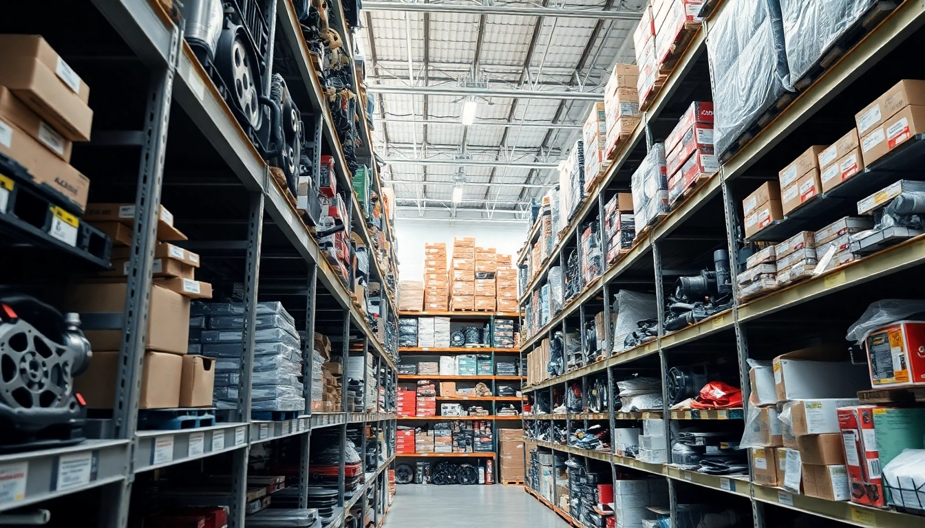 Discover quality automotive parts at https://factoryoemsupply.com/, featuring organized shelves of OEM products.
