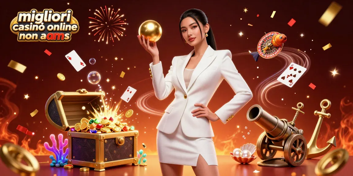 Scopri l'emozione dei migliori casinò online non AAMS con un'incredibile variante della roulette in una vivace scena di casinò 3D.