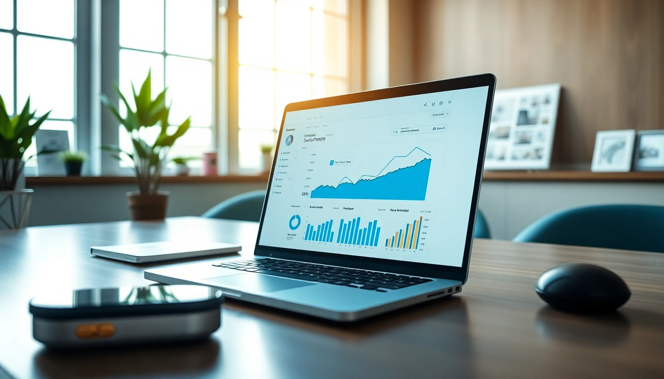 Boost your presence using a cheap smm panel showcased in a modern digital workspace.