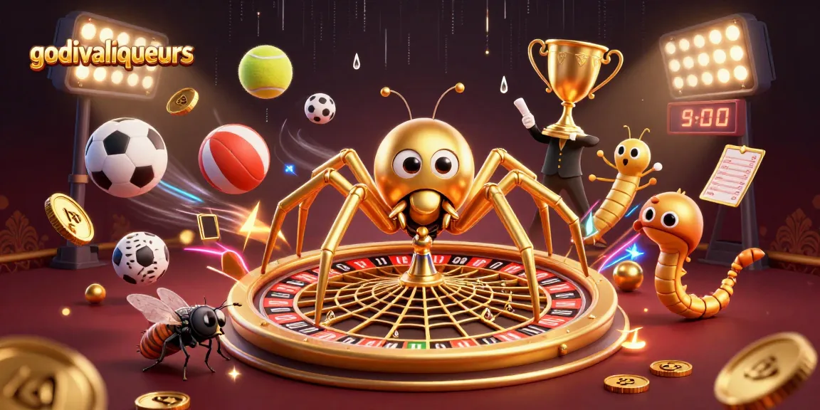 Experience godivaliqueurs in a lively casino scene with dynamic betting action and vibrant game elements
