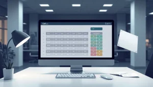 Calculadora ROI inmobiliario mostrando resultados en un entorno profesional y moderno.