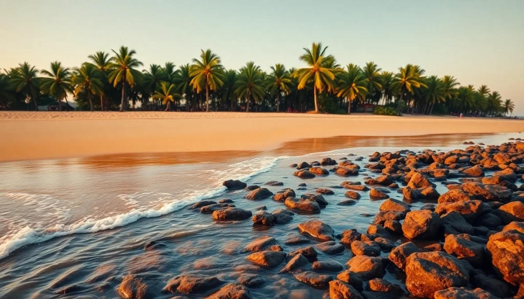 Vista costeira deslumbrante de Paripueira AL, com areias douradas e águas cristalinas.