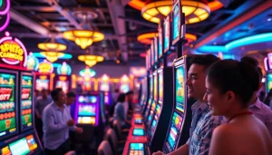 Mengikuti keseruan komengtoto gacor dengan pemain yang bersemangat di kasino.