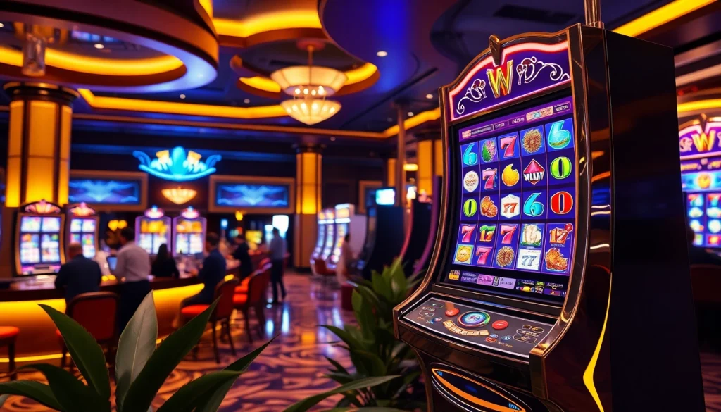 Menangkan bandar bola slot dengan tampilan mesin slot digital yang menarik dan penuh warna.