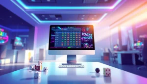 Menjelajahi dunia link togel dengan ilustrasi platform taruhan online yang menarik.