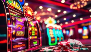 Menang besar dengan bermain togel resmi slot pada mesin slot berkelas di kasino.