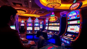 Menangkan jackpot slot mahjong pada mesin yang berwarna-warni dan menarik di kasino.