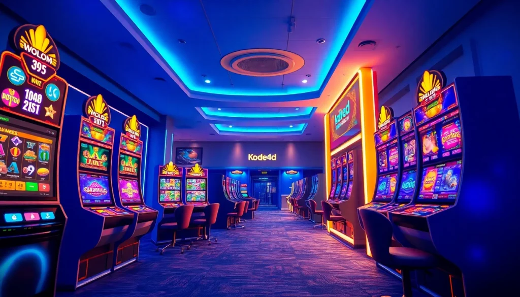 Kode4d vibrant online gaming platform featuring exciting slot machines and user-friendly interface.