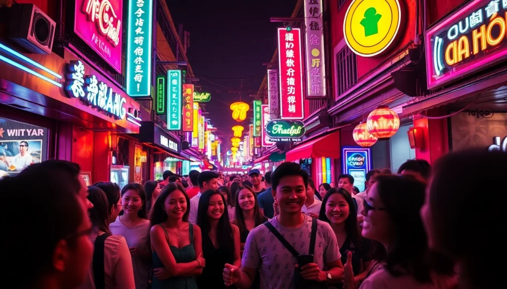 Explore the lively 다낭밤문화 scene with vibrant nightlife and energetic crowds.