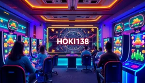 Exciting HOKI138 online slot gaming interface with dynamic visuals and vibrant colors