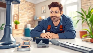 Plumber fixing pipes at https://speedyservicestoday.com.au, showcasing expert services and tools.
