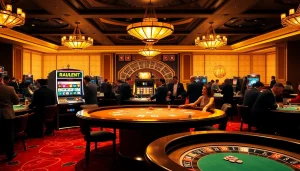 Here, every gambler finds excitement with a luxurious casino experience featuring games and vibrant lights.