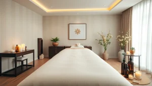 Experience a serene 서울출장마사지 setup with calming decor and inviting ambiance.