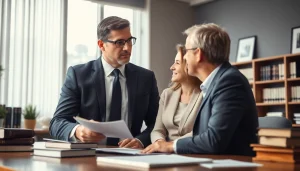 Consultation with Car Accident Lawyer Clearwater FL in a professional office setting.