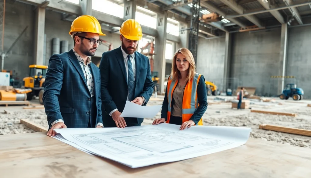 Encouraging collaboration with clients by a New Jersey Construction Manager at a construction site.