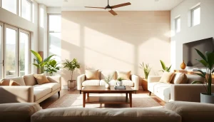 Transform your space with stylish interior wall board in a contemporary living room setting.