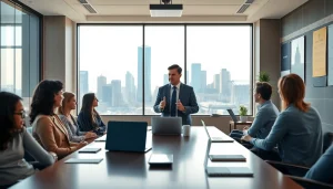 Empowered coaching session with a business coach los Angeles guiding diverse clients.